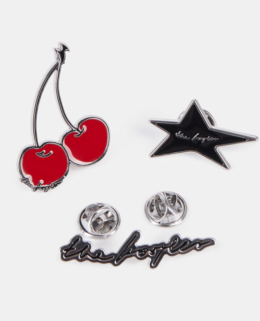 The Kooples MIXTE ANTIC SILVER set de pins