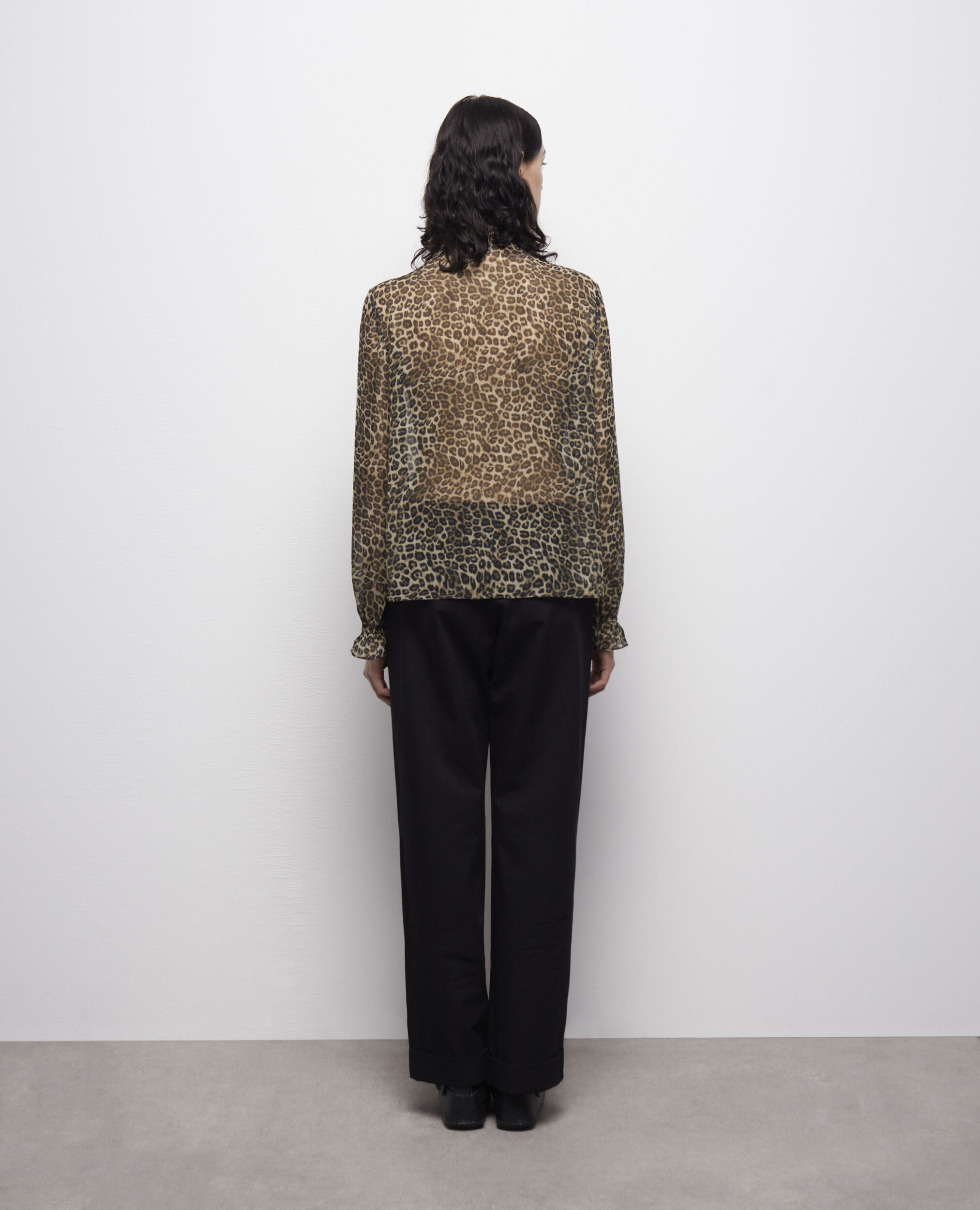 Bluse mit Leopardenmuster, LEOPARD, hi-res image number null