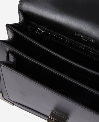 The Kooples WOMEN BLACK small emily bag in black leather with stars