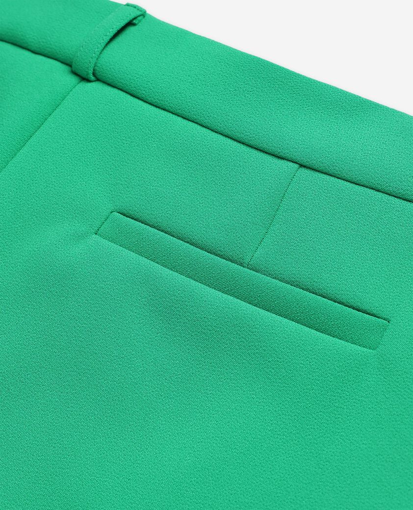 The Kooples DAMEN GREEN gr&uuml;ne anzugshorts aus krepp