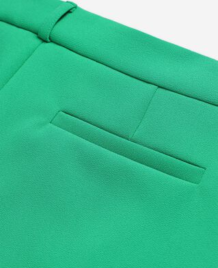 The Kooples FEMME GREEN short tailleur vert en cr&ecirc;pe