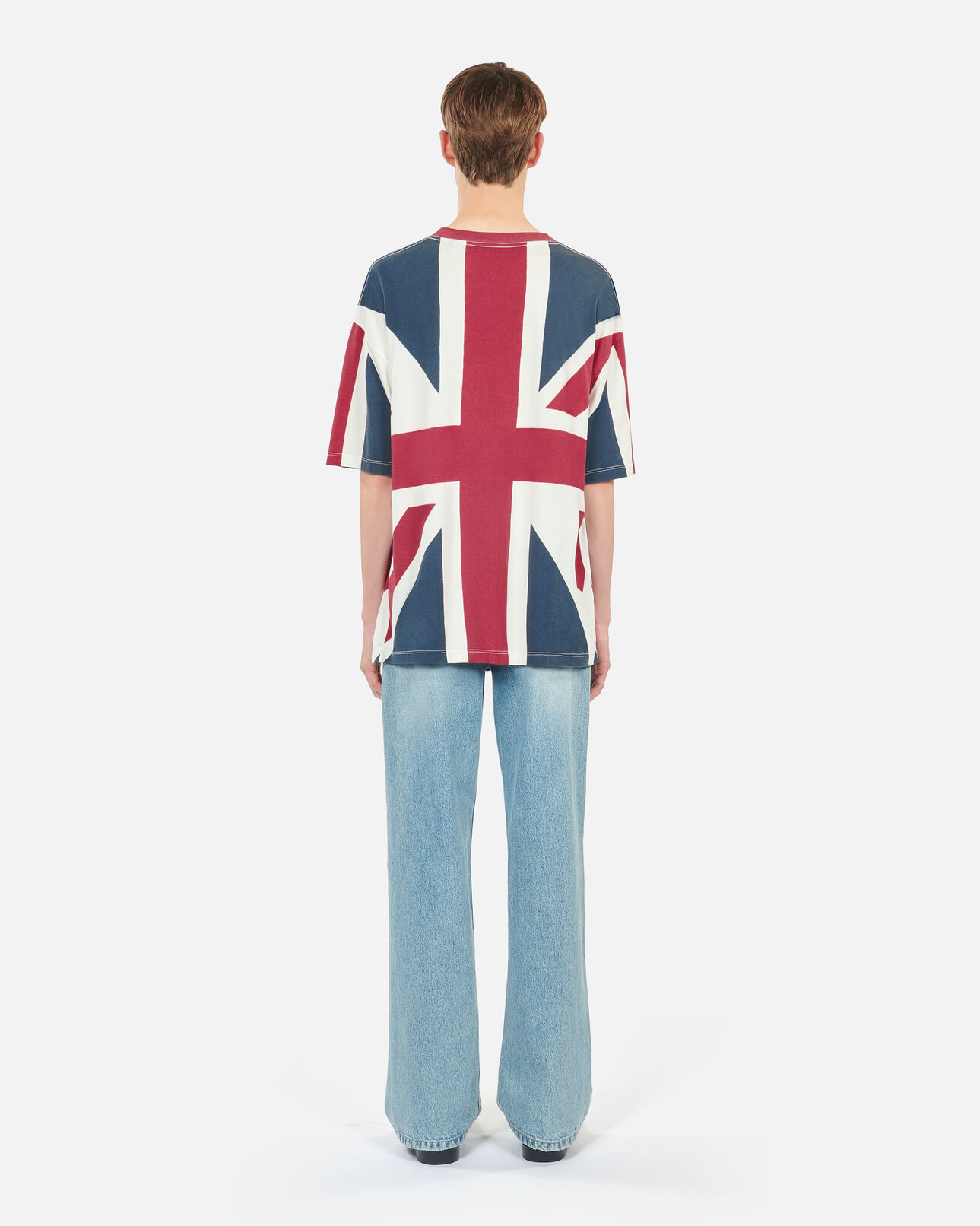 The Kooples MEN RED uk flag printed t-shirt