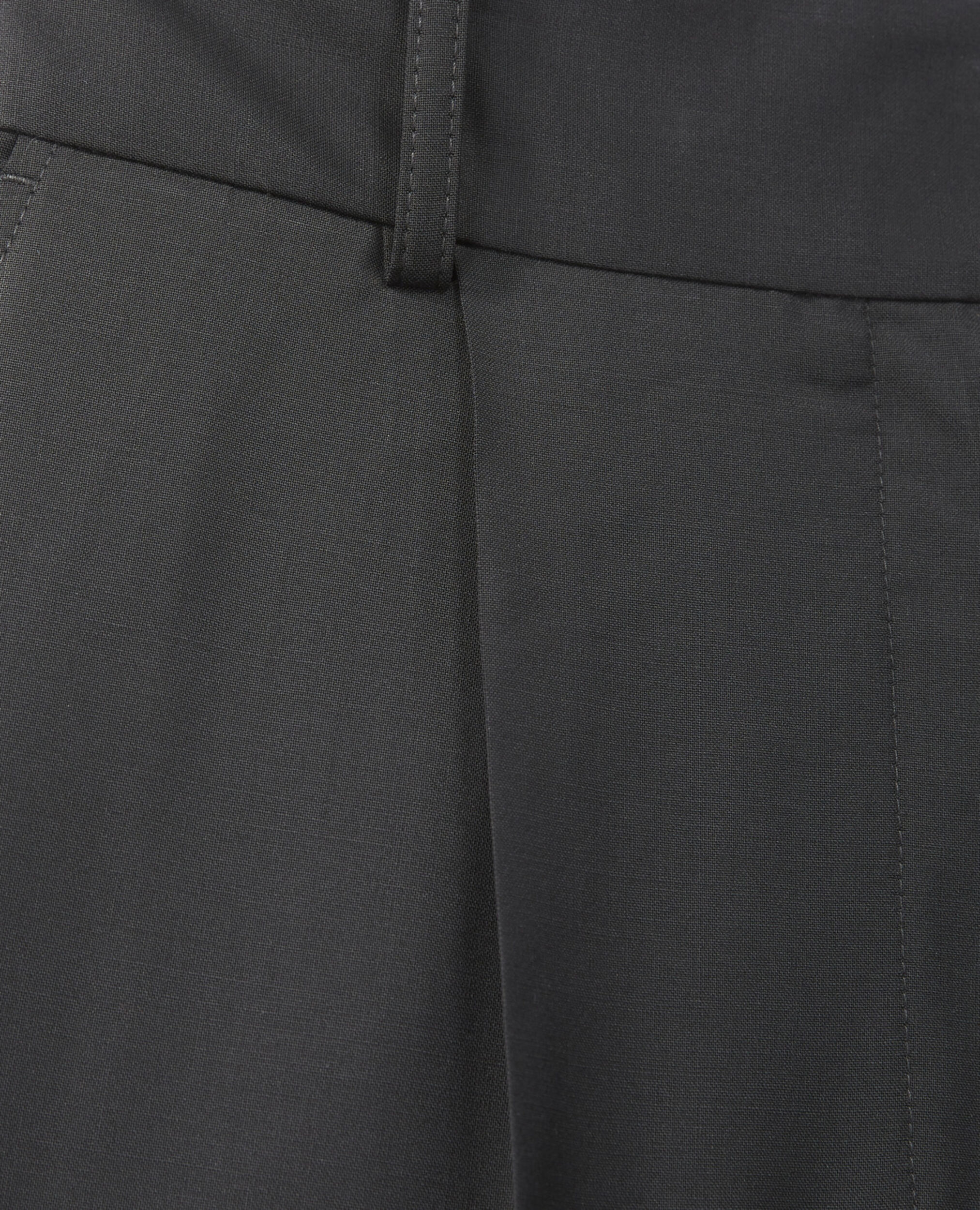 Pantalon tailleur ample en laine, BLACK, hi-res image number null
