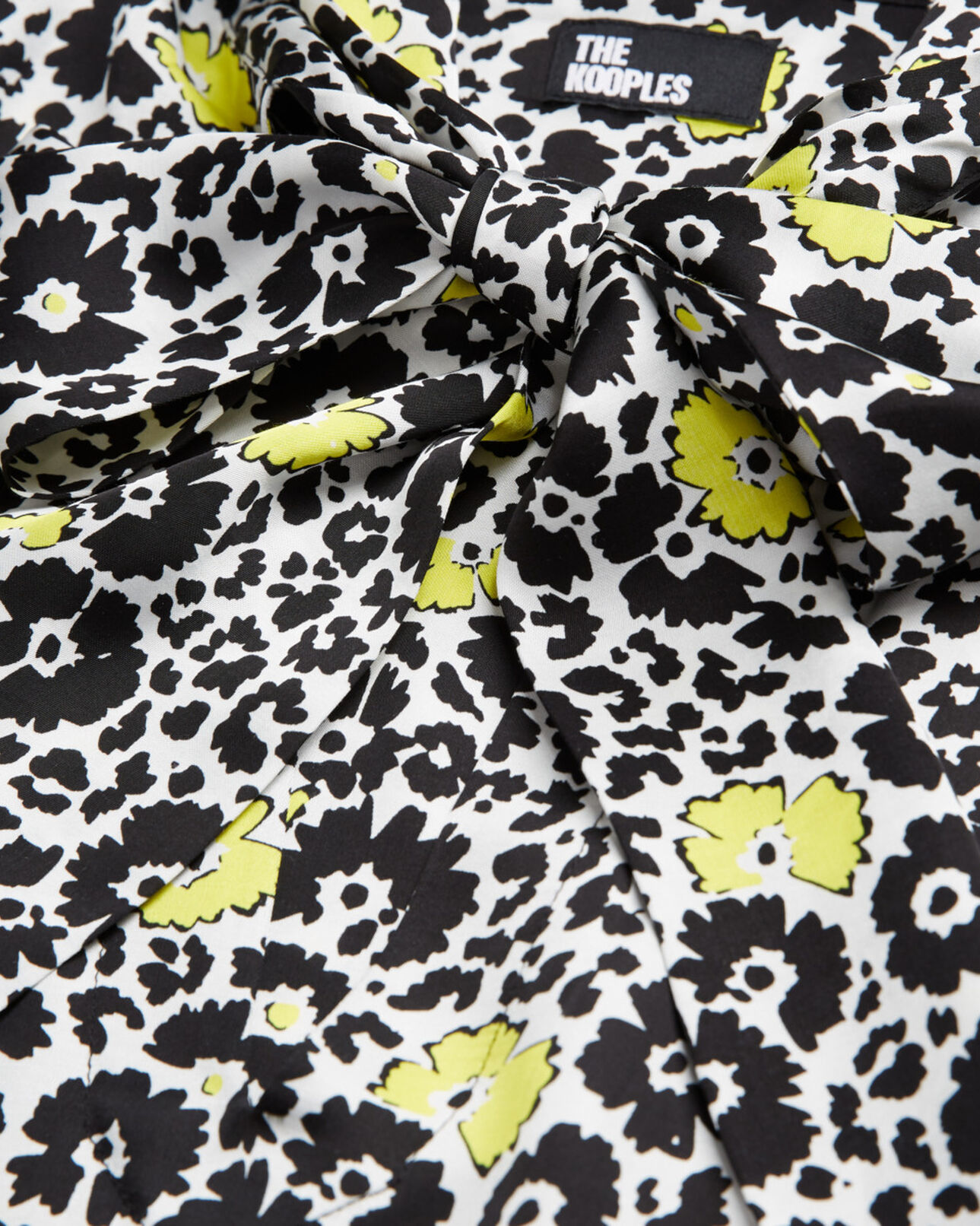 The Kooples WOMEN ECRU / YELLOW floral top