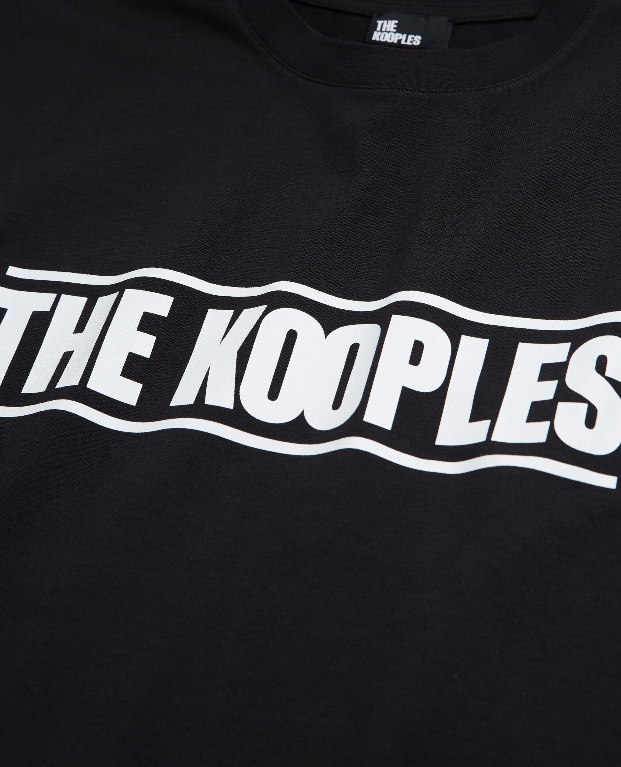 The Kooples black logo T-shirt, BLACK, hi-res image number null