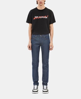 The Kooples MEN BLUE BRUT slim-fit dark blue vintage jeans