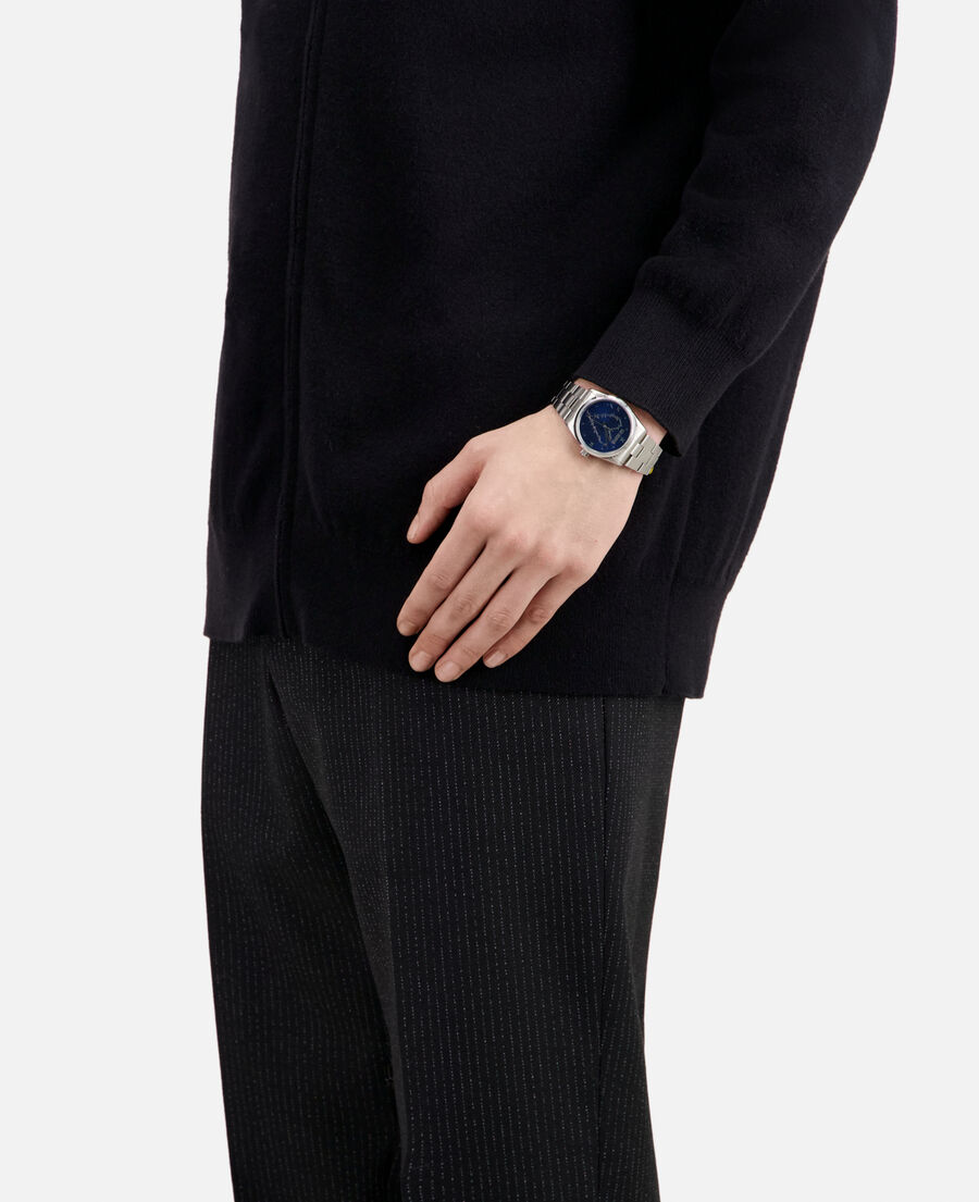 The Kooples MIXTE SILVER / BLUE montre heart wire argentée