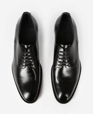 The Kooples MEN BLACK black leather derbies
