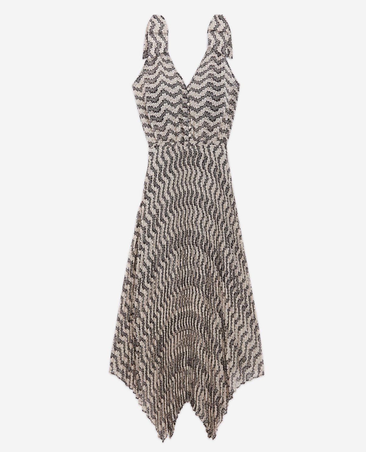 Long floral dress The Kooples US
