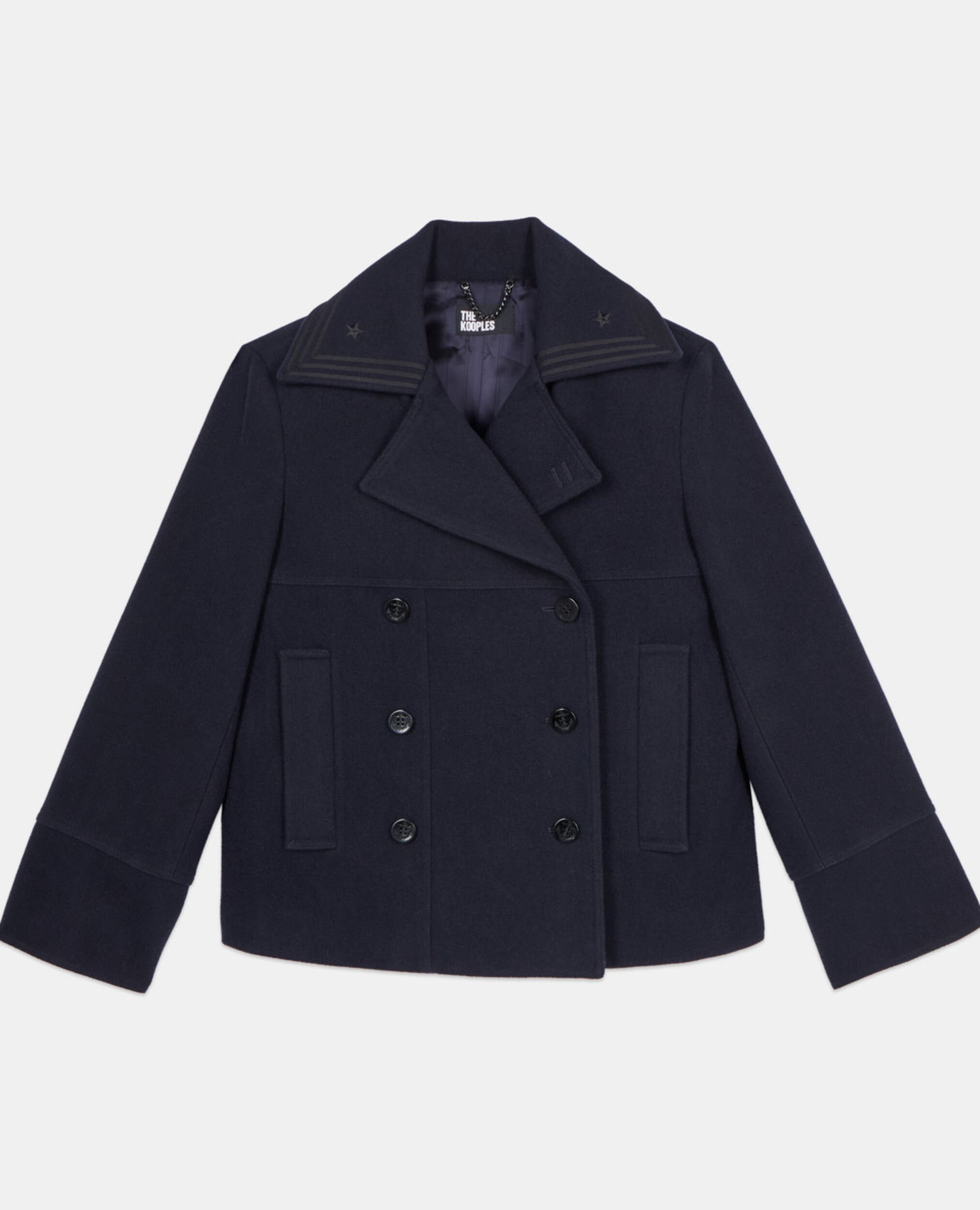 Caban court bleu marine, DARK NAVY, hi-res image number null