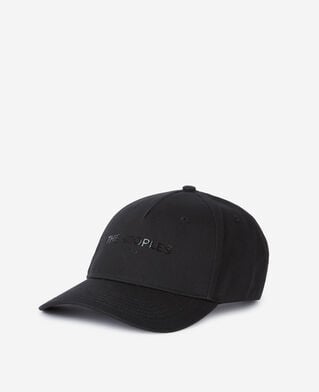 The Kooples MEN BLACK logo black cap