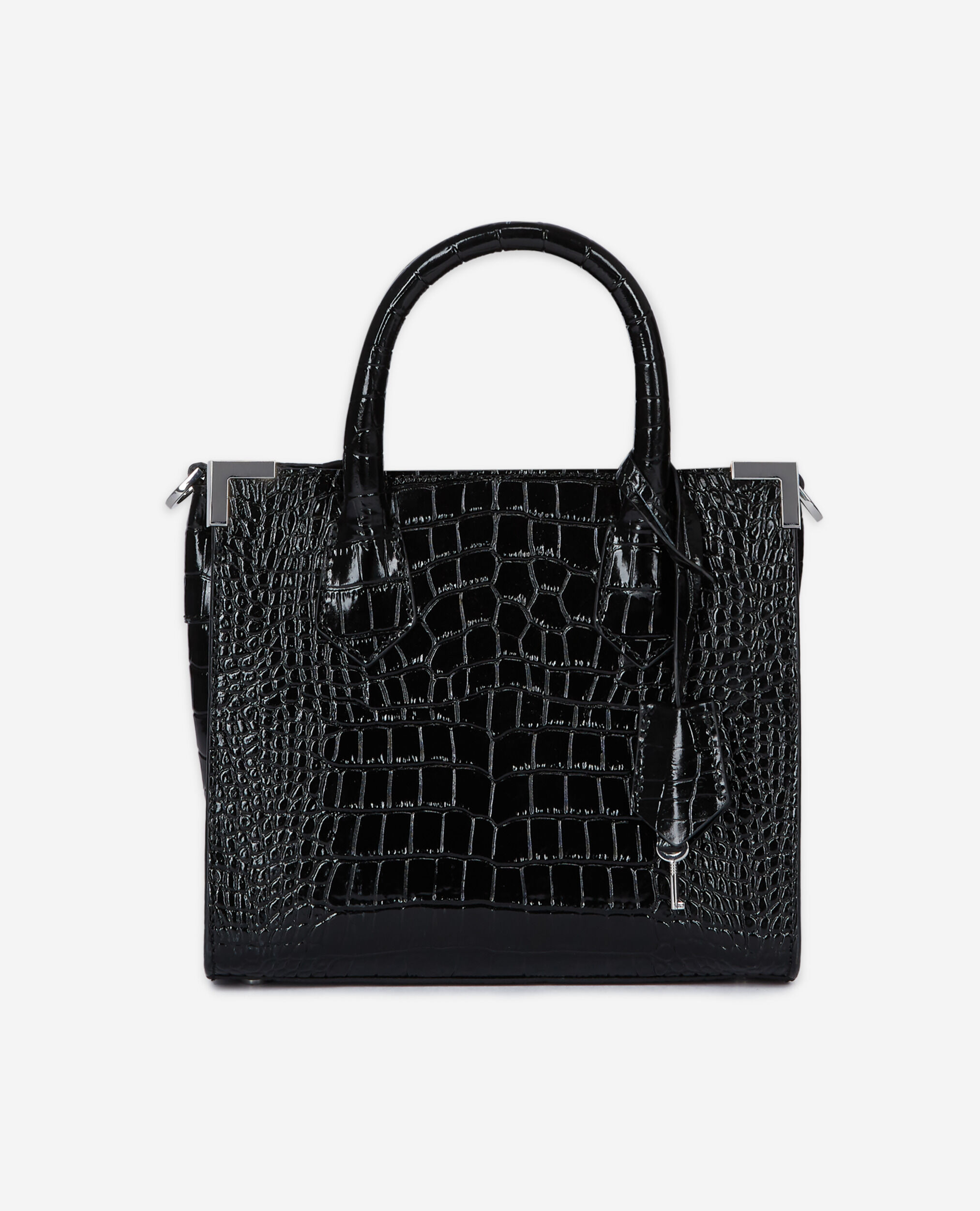 Medium Ming bag in black leather, BLACK, hi-res image number null