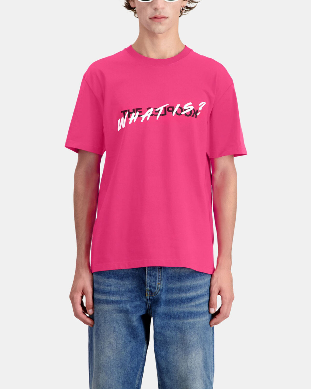 The Kooples HOMME FUSHIA t-shirt homme what is fuchsia