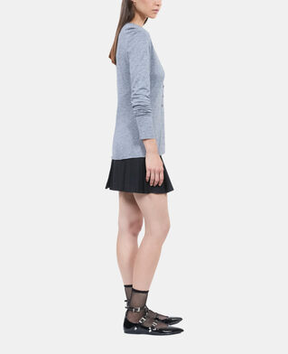 The Kooples FEMME GREY MELANGE t-shirt manches longues gris