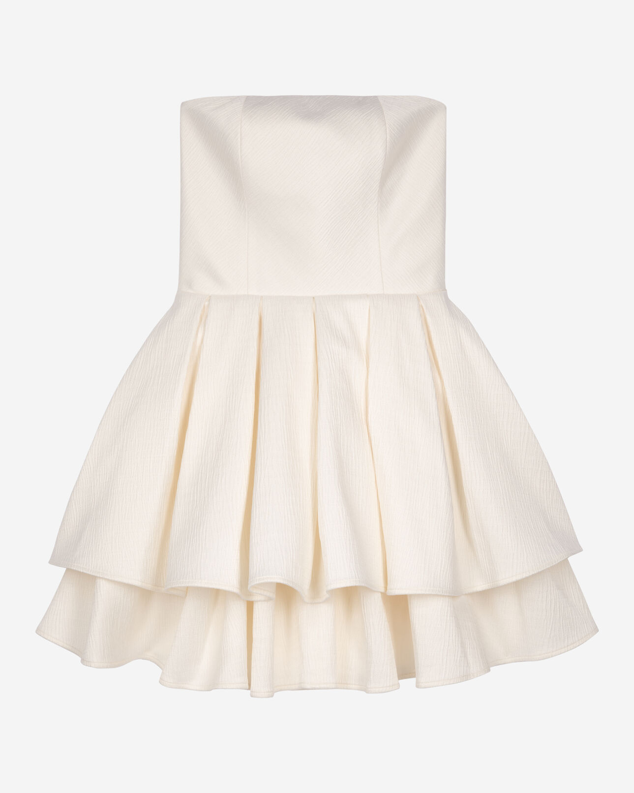 The Kooples MUJER ECRU vestido corpiño corto negro