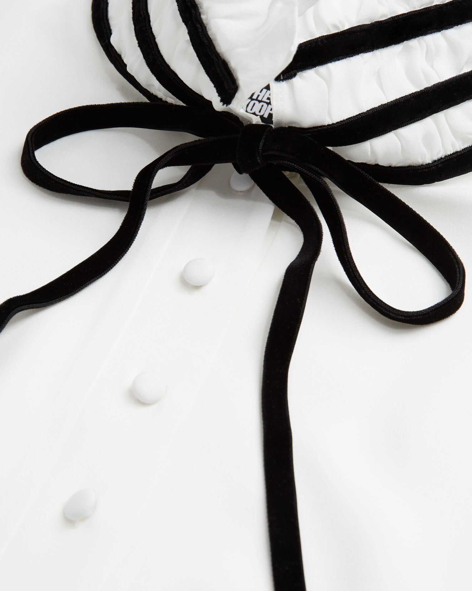Robe courte en soie blanche, WHITE, hi-res image number null