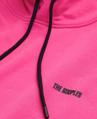 The Kooples HERREN PINK rosa kapuzensweatshirt mit logo