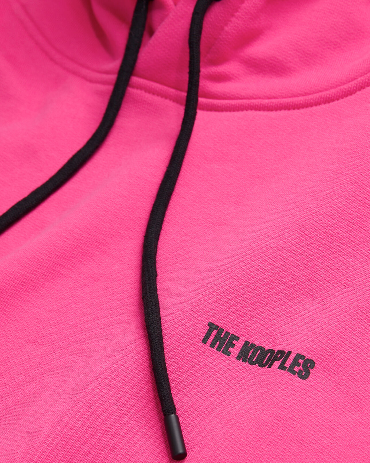 The Kooples HOMME PINK sweatshirt à capuche rose avec logo
