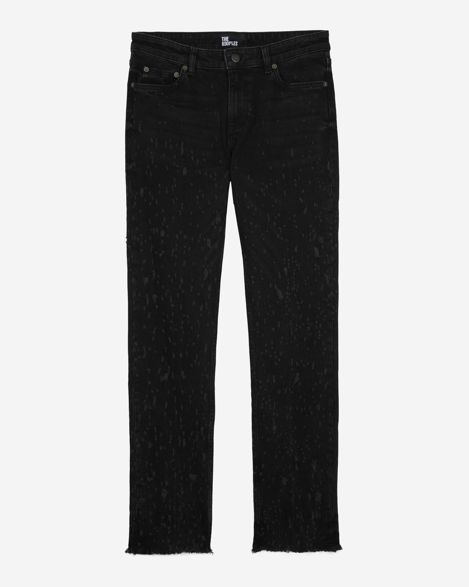 Schwarze Slim-Fit-Jeans, BLACK WASHED, hi-res image number null