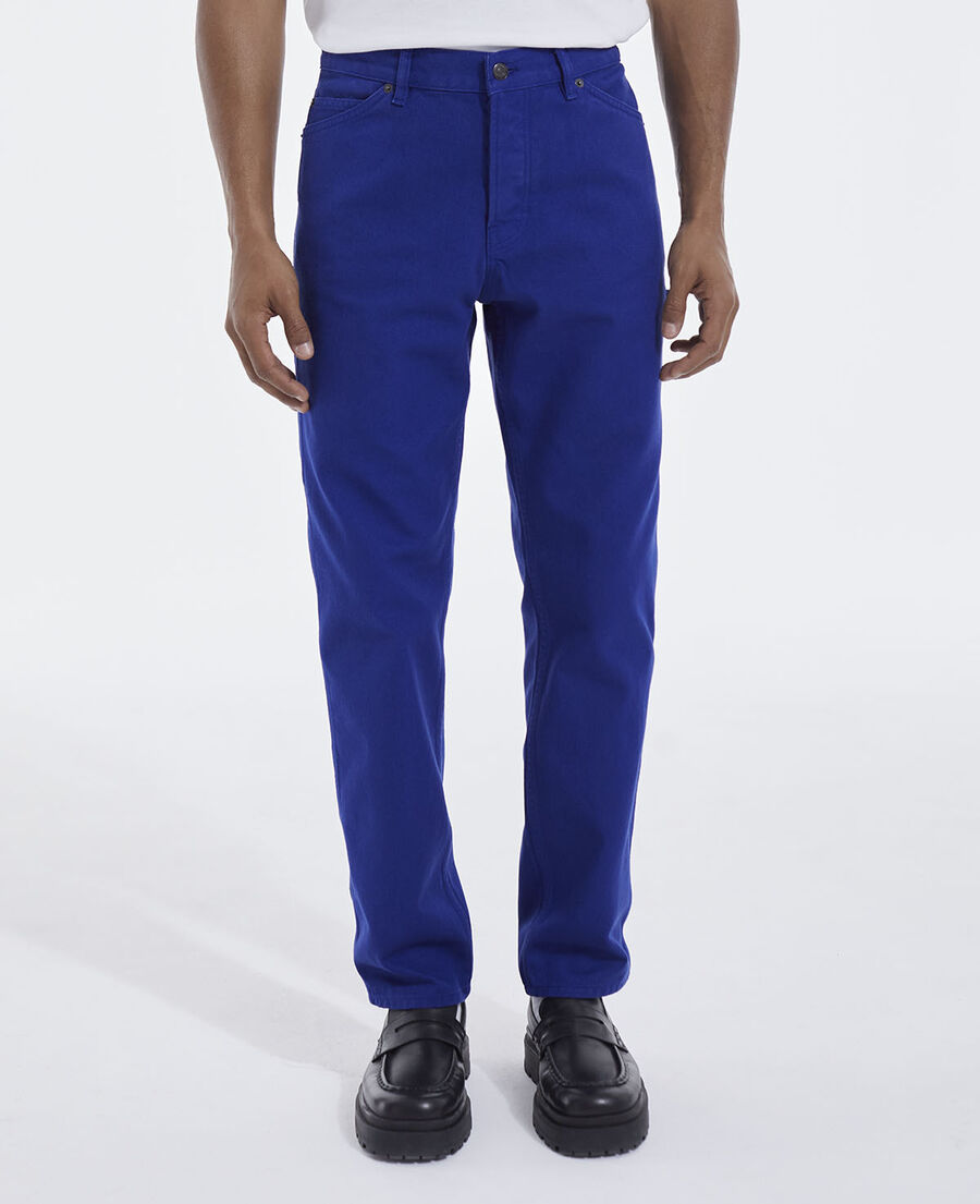 The Kooples HOMME BLUE jean bleu roi coupe droite