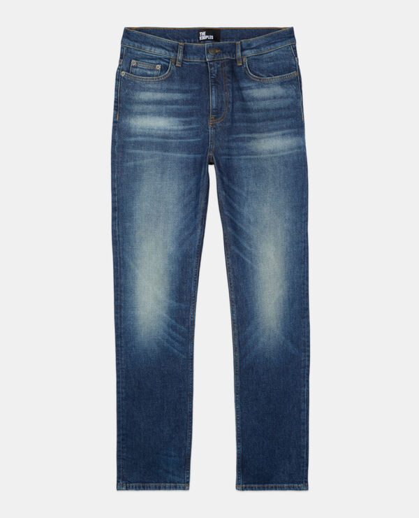 The Kooples HOMME BLUE ELECTRIC jean slim bleu