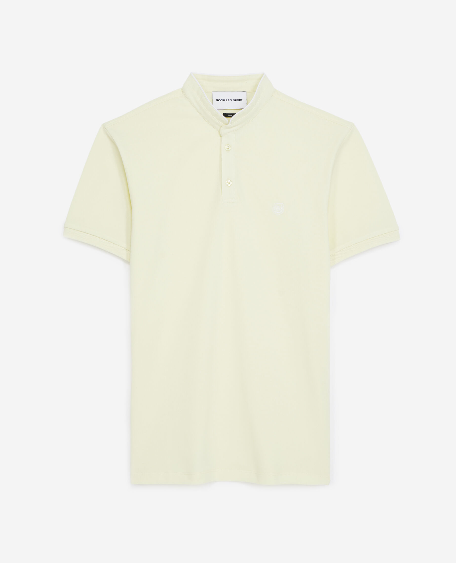 Pale yellow polo shop