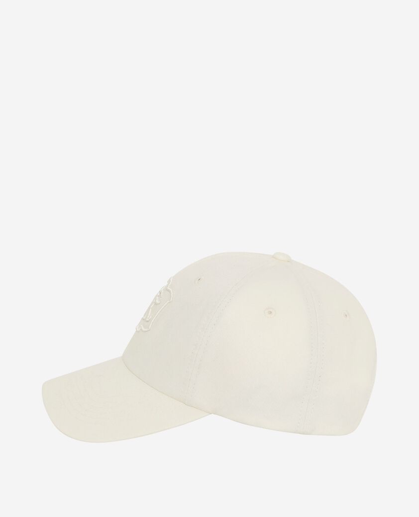 The Kooples MIXTA ECRU gorra con escudo bordado en color crudo