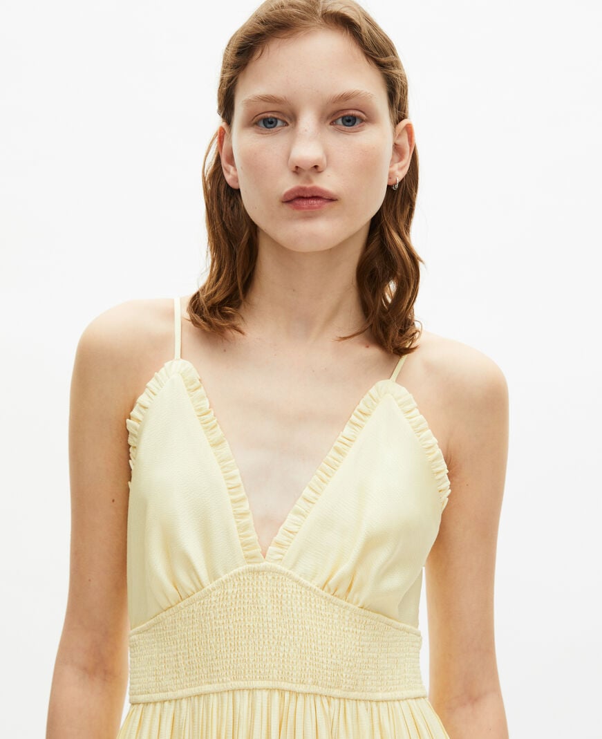 The Kooples FEMME YELLOW robe longue jaune