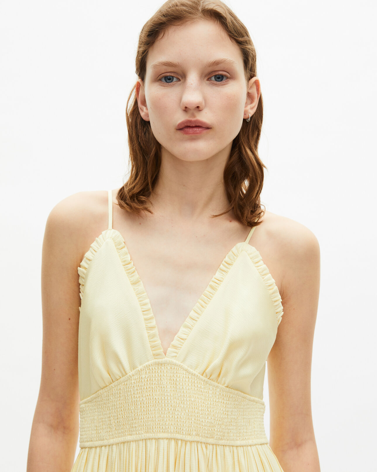 The Kooples FEMME YELLOW robe longue jaune