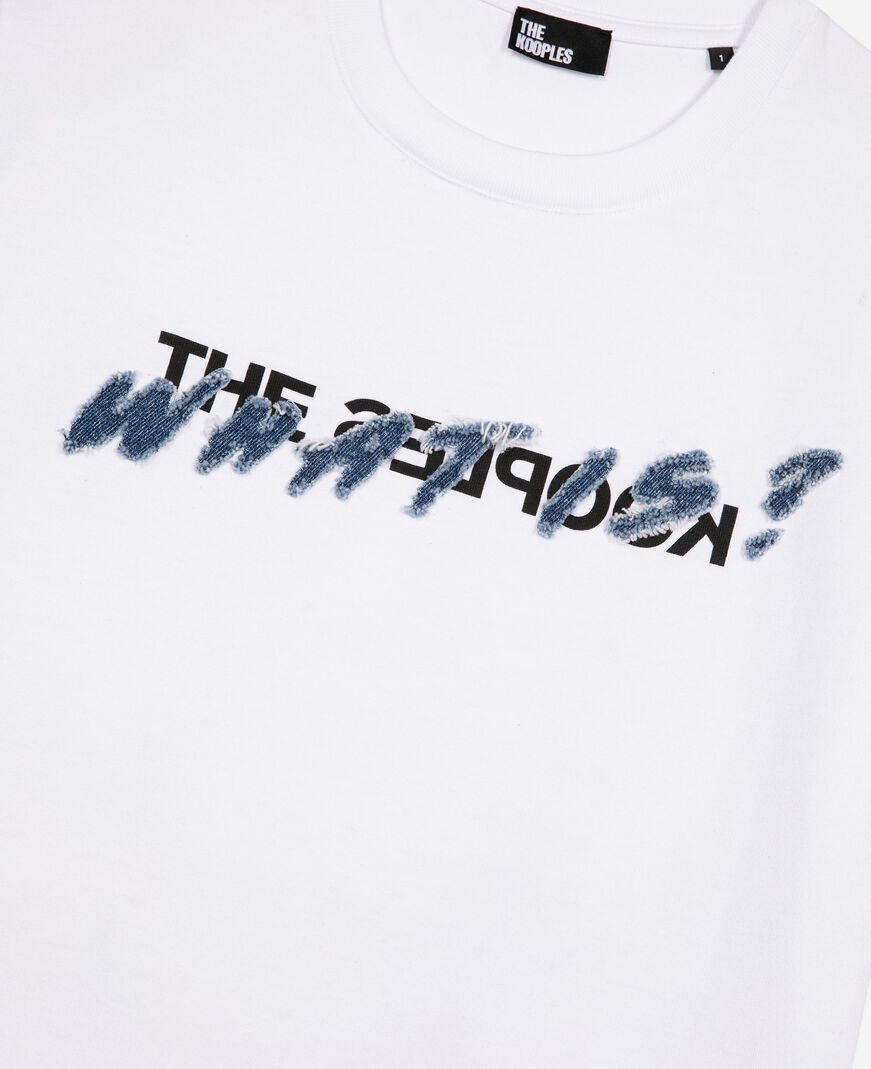 The Kooples WOMEN WHITE white what is t-shirt