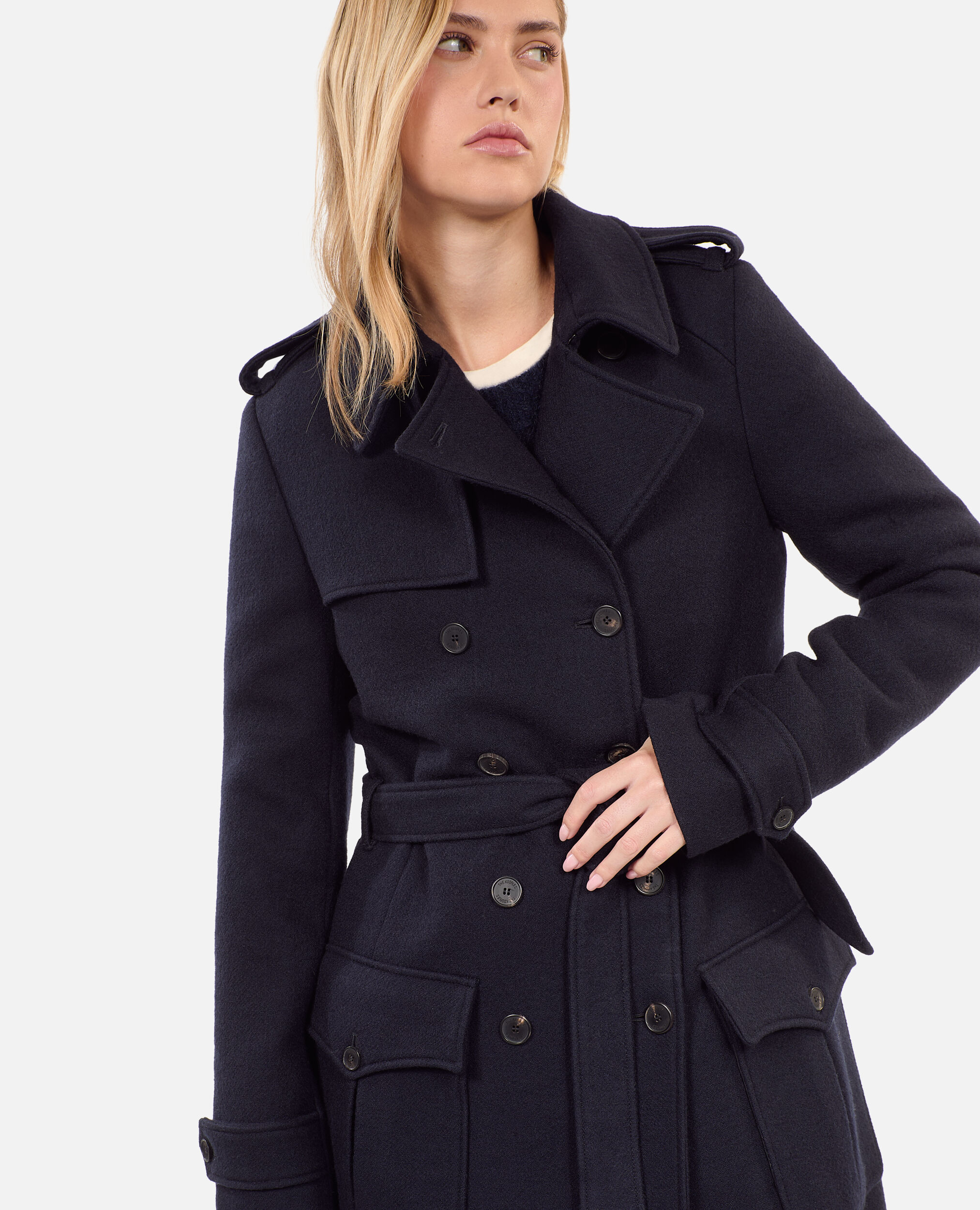 Navy trench womens hot sale