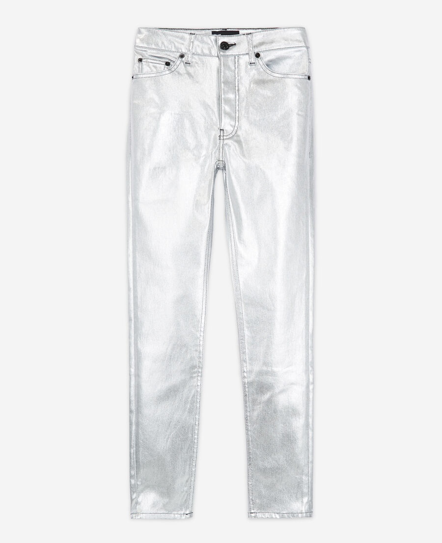 silver slim jeans