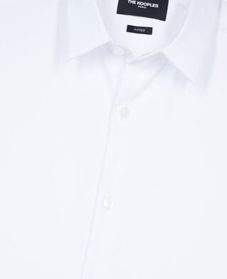 The Kooples HOMME WHITE chemise formelle en popeline blanche