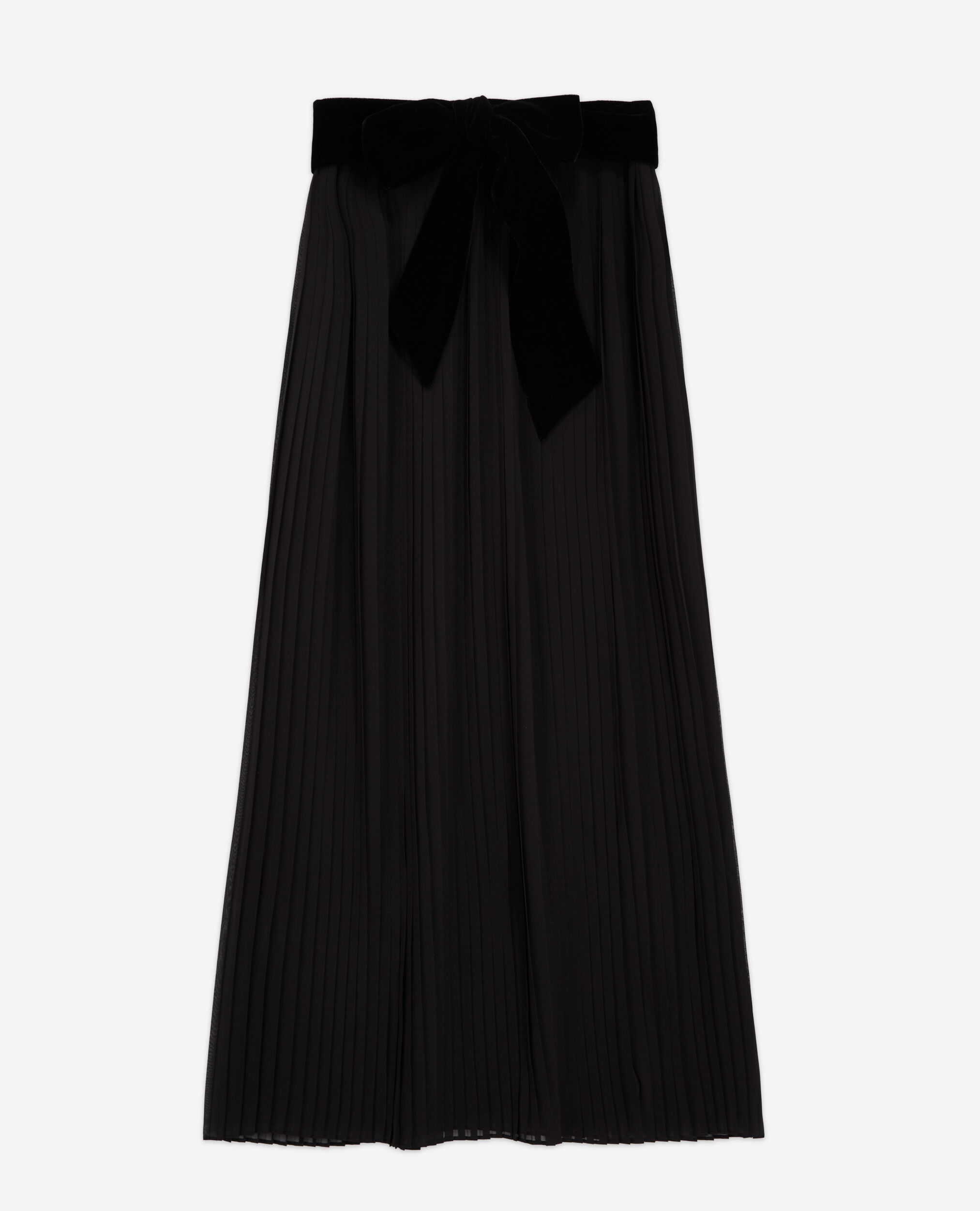 Long black skirt, BLACK, hi-res image number null