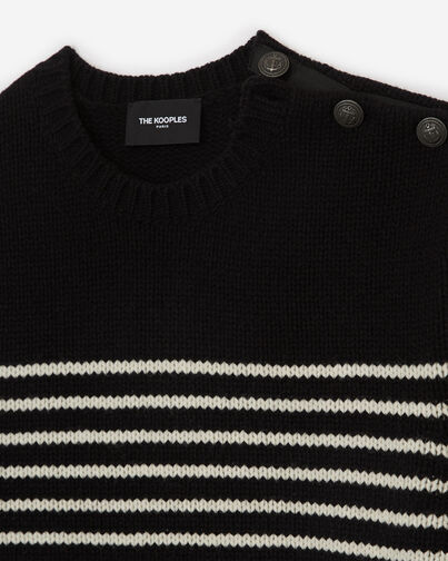 , ECRU BLACK STRIPES, hi-res image number null
