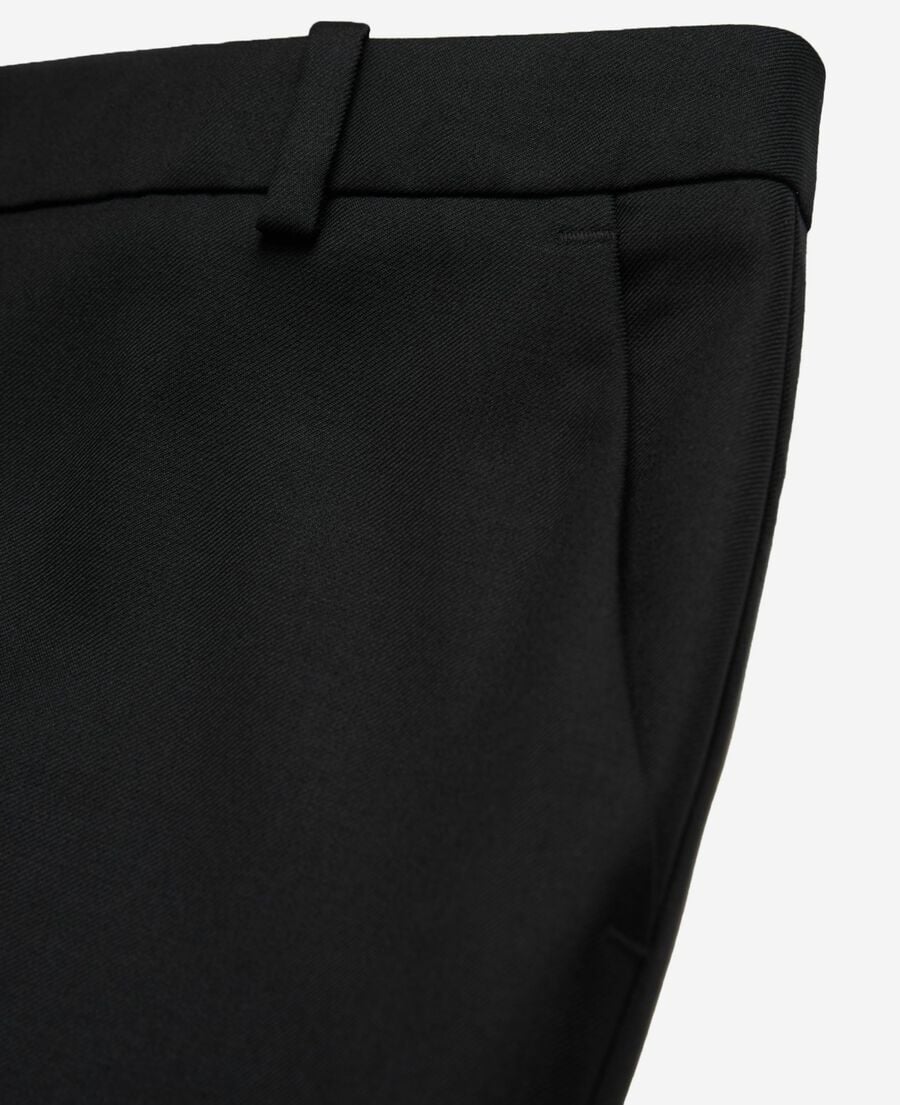 The Kooples WOMEN BLACK tailored black wool pants