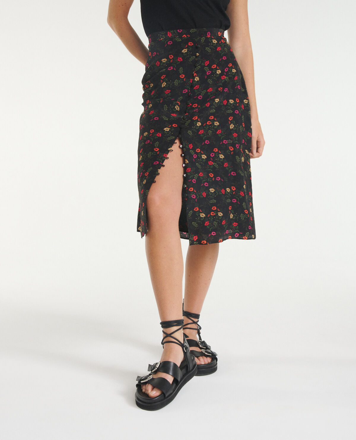 Jupe ceinturée top
