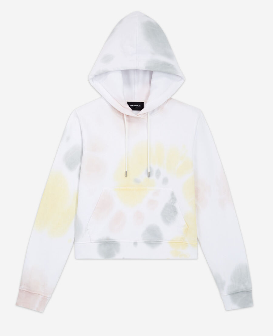 The Kooples F TIE AND DYE MULTICO tie-dye effect multicolor cotton sweatshirt