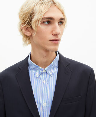 The Kooples MEN DARK NAVY navy wool suit jacket