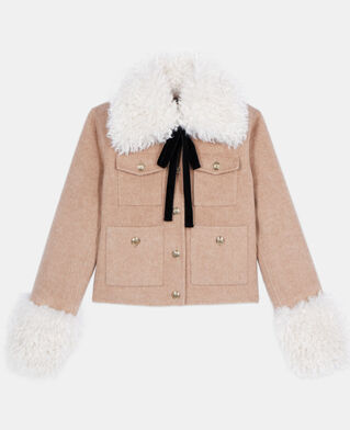 The Kooples DAMEN BEIGE LINEN beige jacke