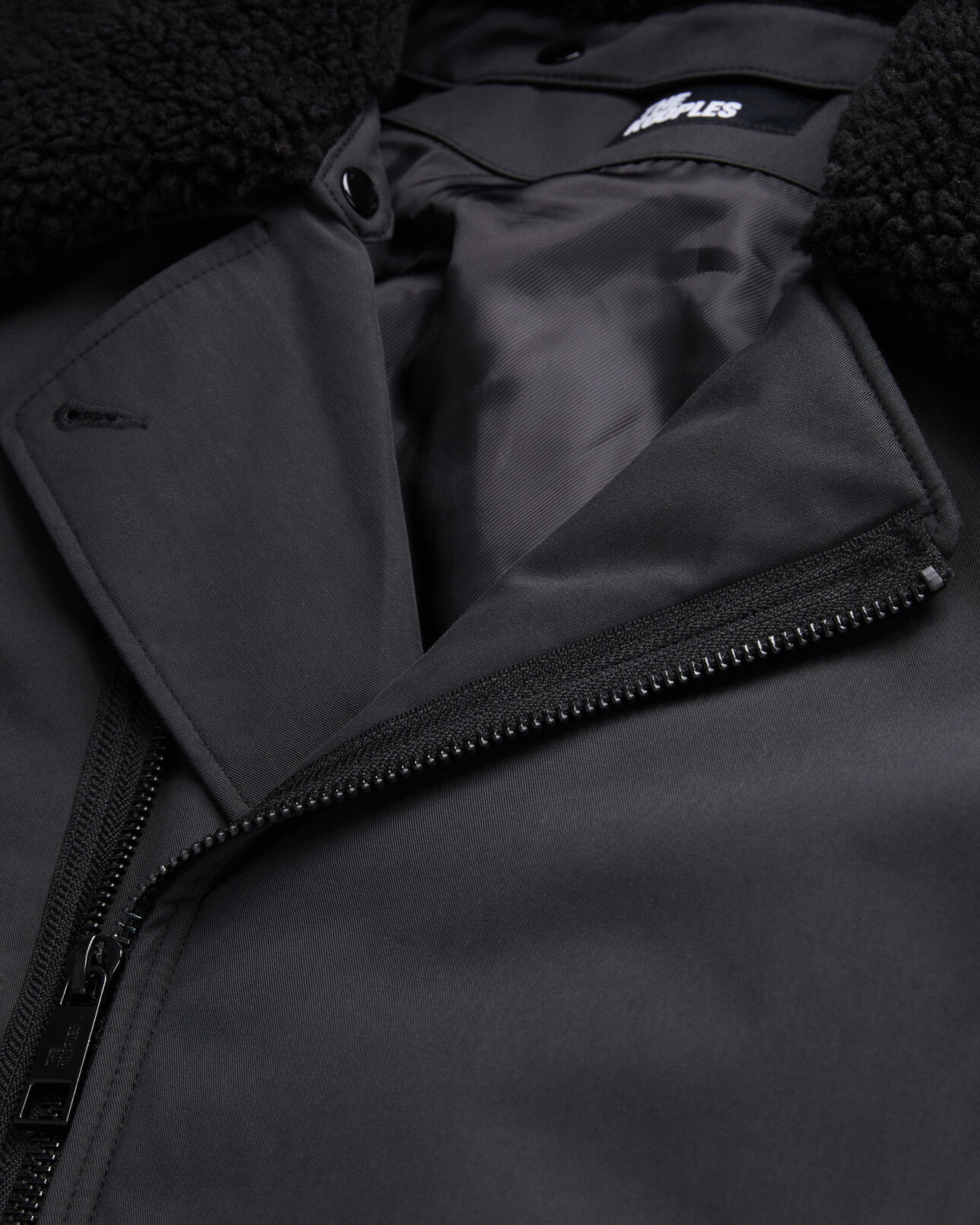 The Kooples HOMME BLACK blouson aviateur noir
