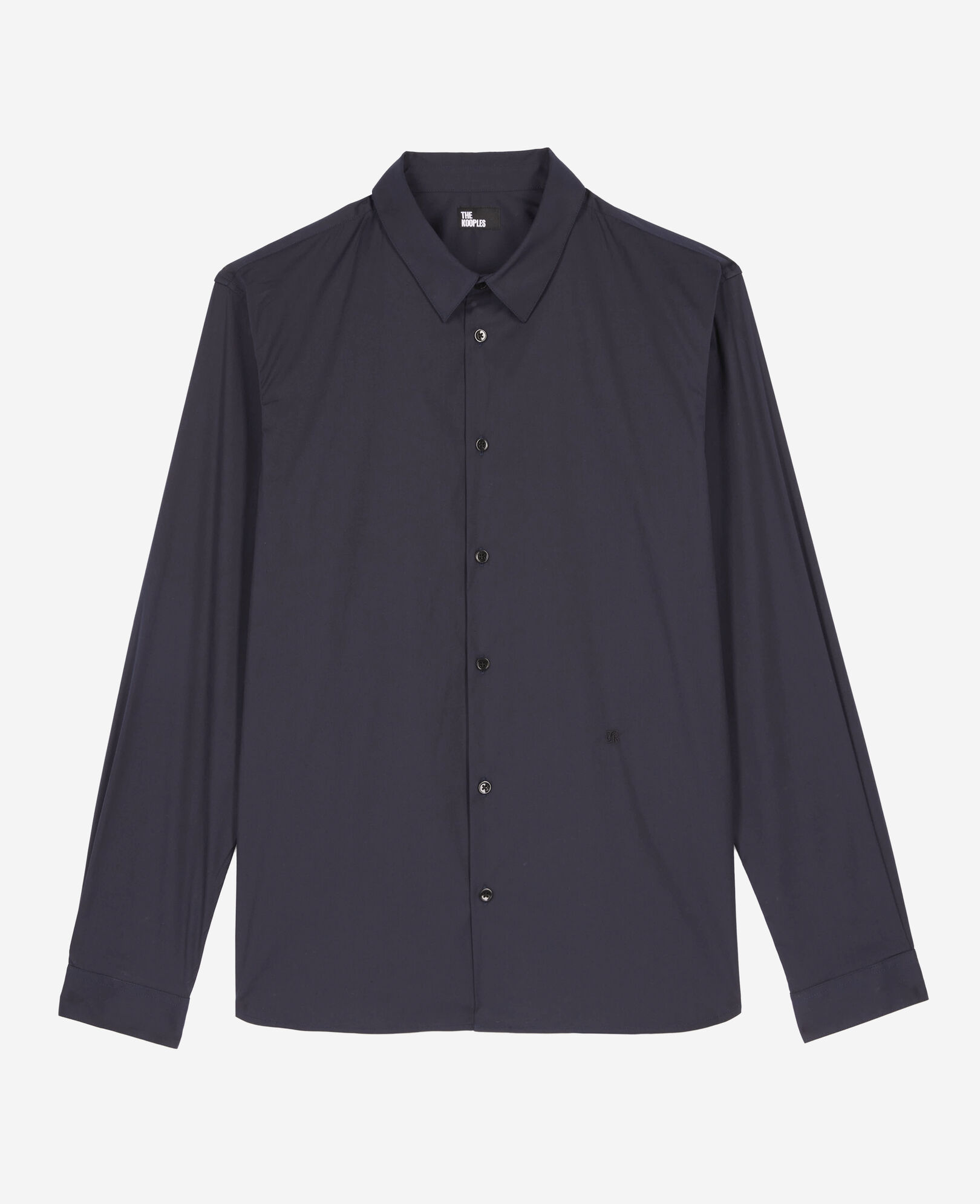 The Kooples MEN NAVY navy blue poplin shirt
