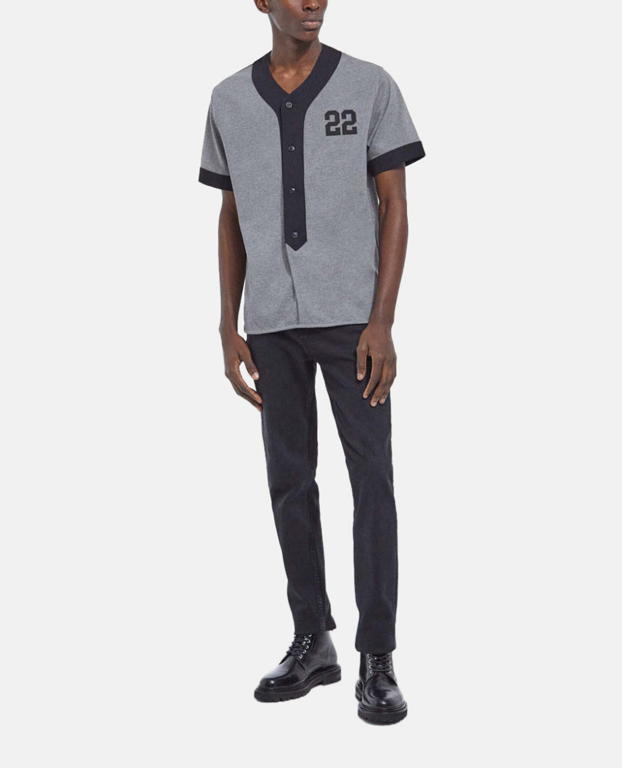 Cotton jersey baseball shirt The Kooples US