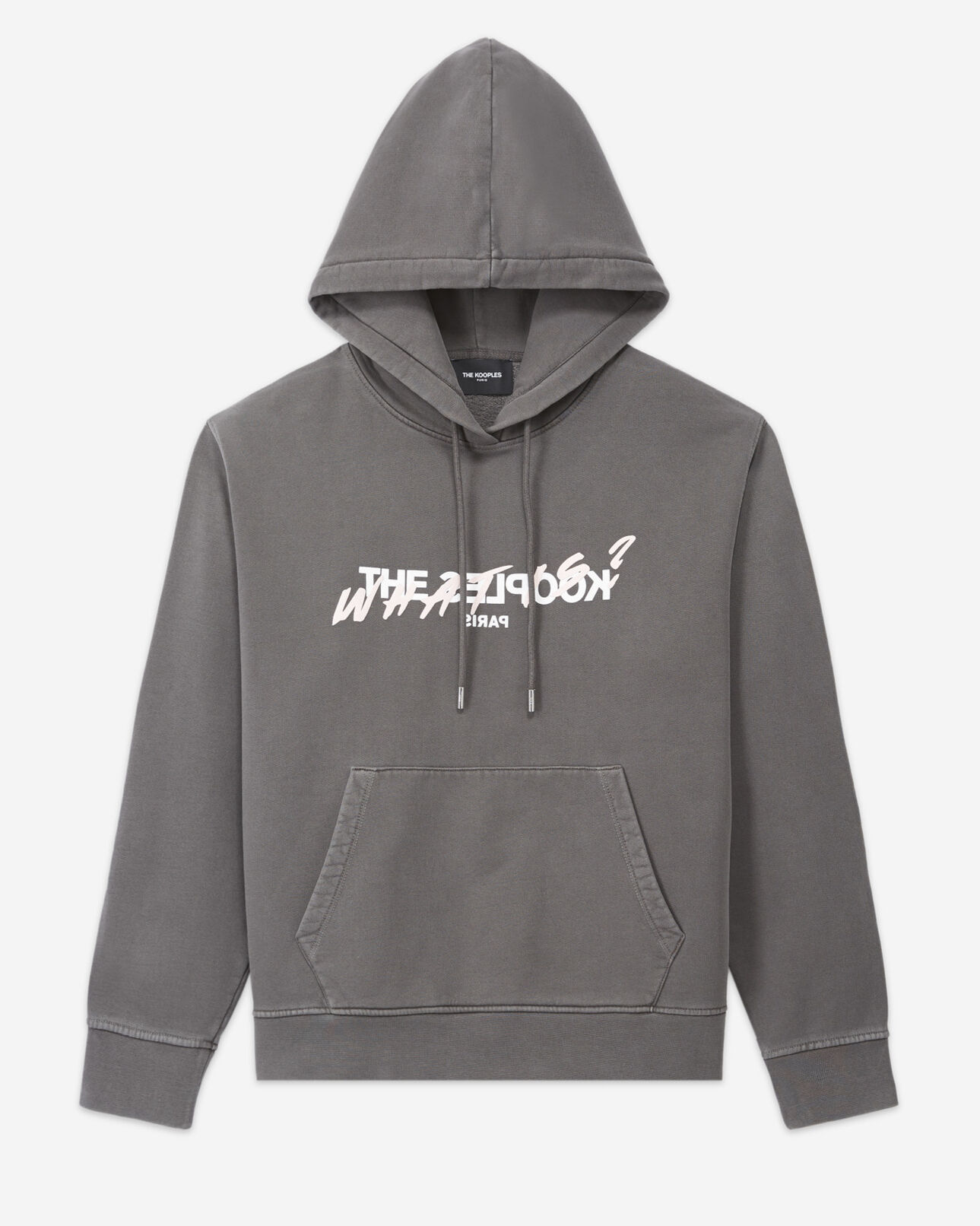 The Kooples FEMME GREY sweat gris capuche what is the kooples