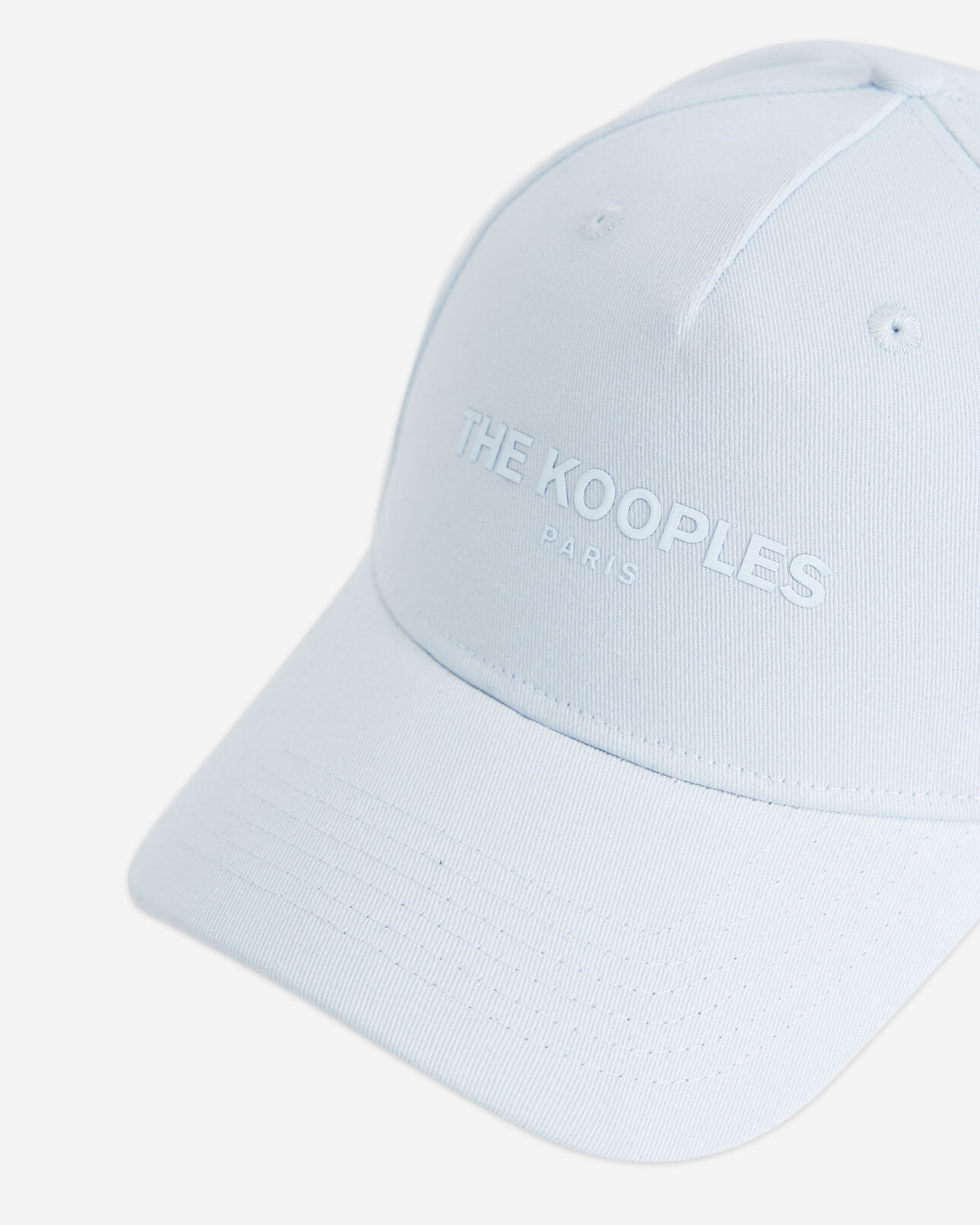 The Kooples MIXED LIGHT BLUE blue cap with logo