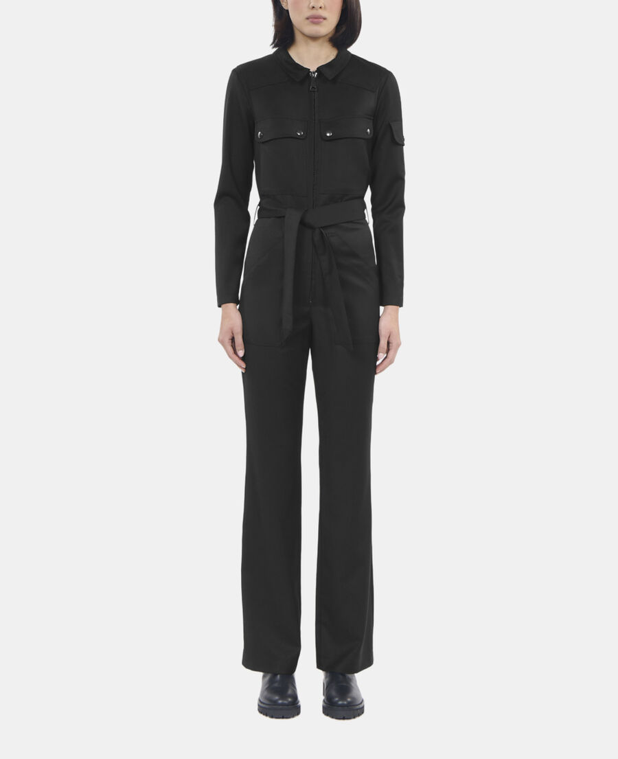 The Kooples WOMEN BLACK black wool the kooples x carolina ritzler jumpsuit