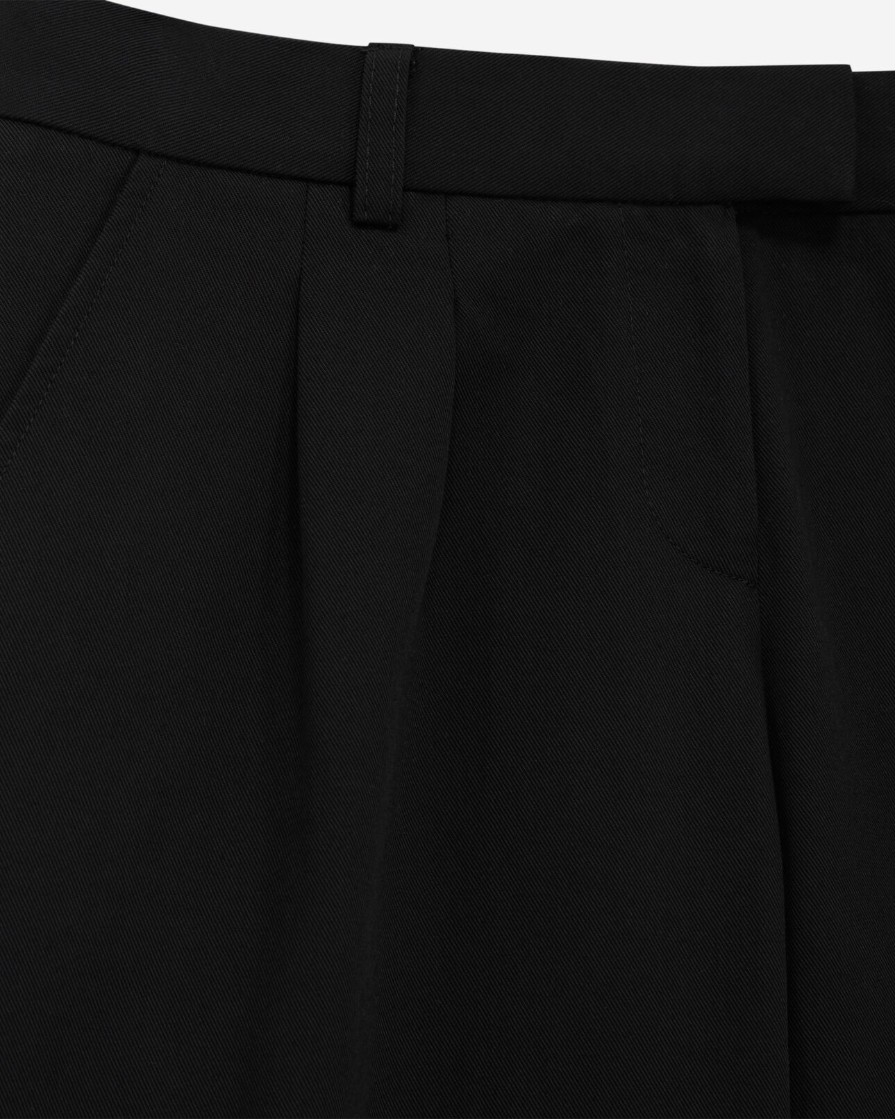The Kooples FEMME BLACK pantalon large noir
