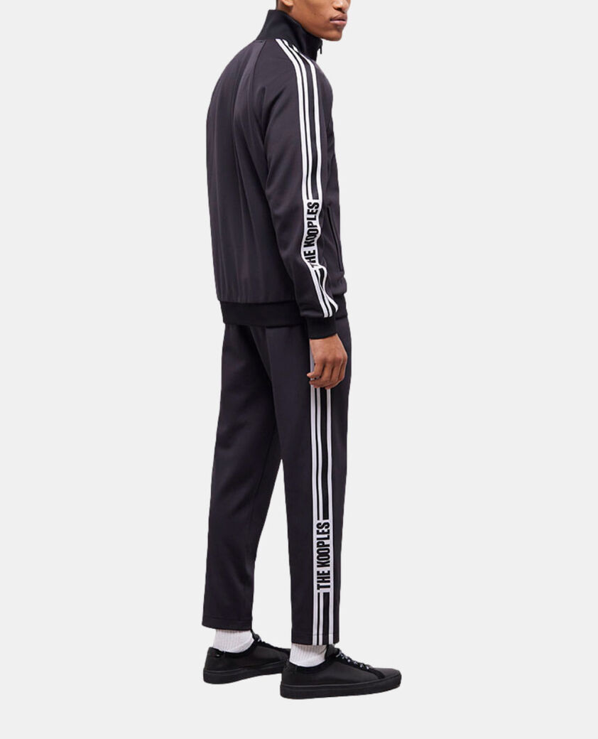 The Kooples HOMME BLACK blouson à logo noir