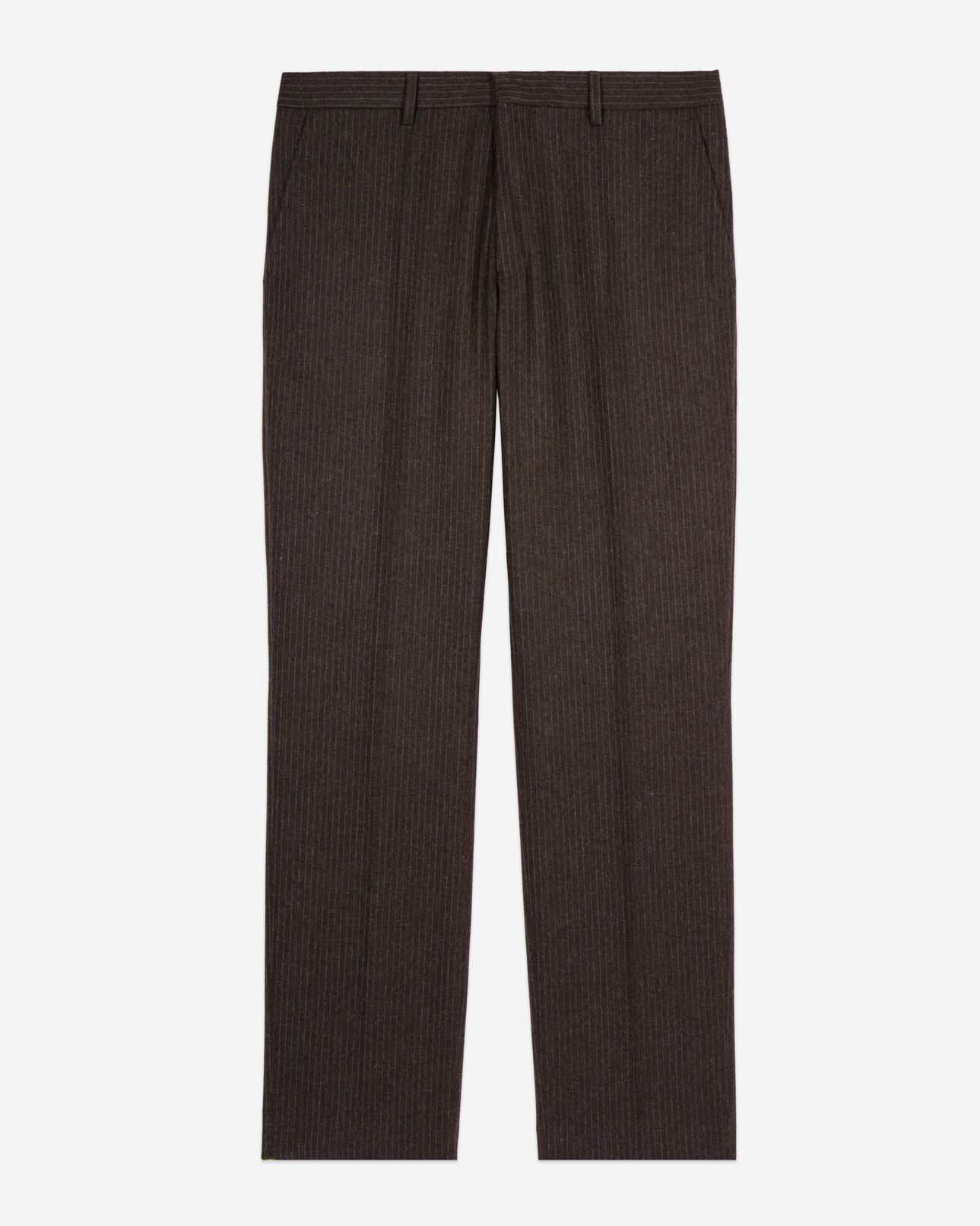 The Kooples HERREN BROWN weite, braune hose mit streifen