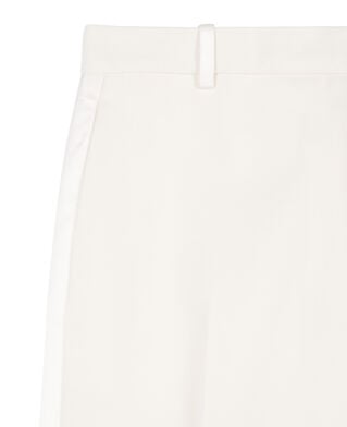 The Kooples FEMME ECRU pantalon de smoking large écru